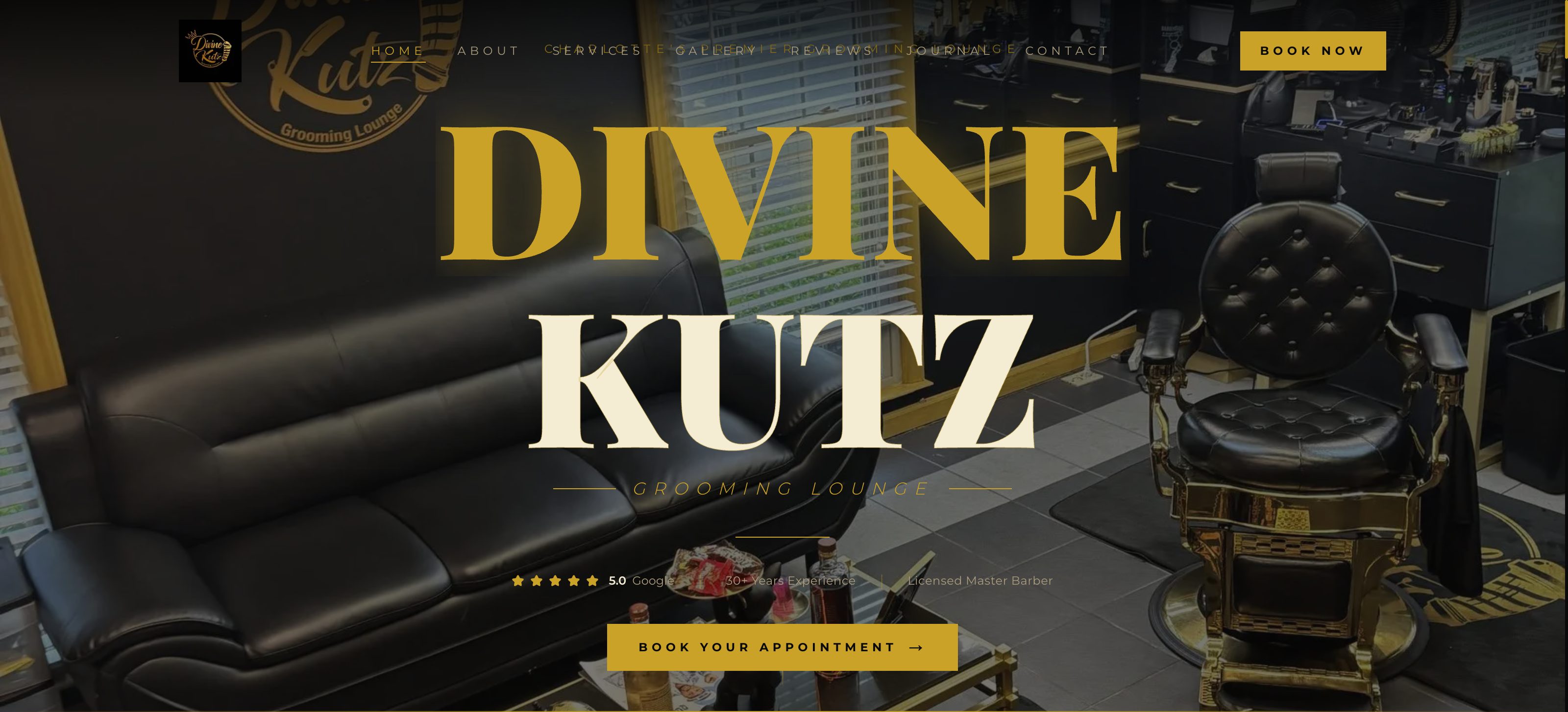 Divine Kutz website by Onyx Media Group