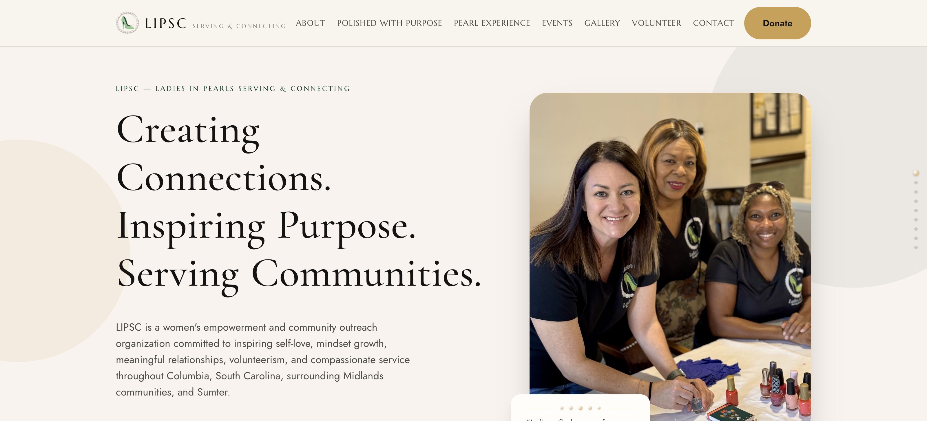 LIPSC website by Onyx Media Group